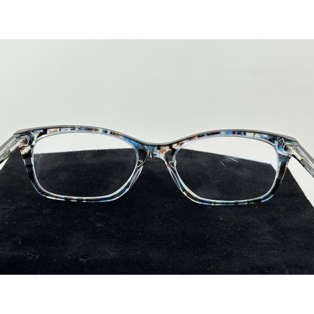 Bebe BB5145 400 Blue Floral 53-17-135 Eyeglasses Frames (C8-07) - Picture 10 of 13